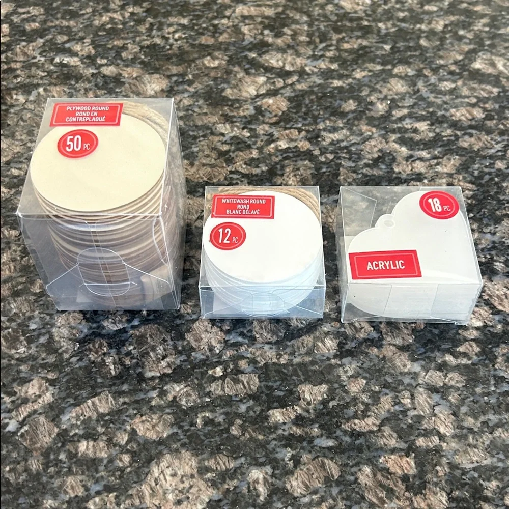 MAKE MARKET ASSORTED DIY ORNAMENTS LOT OF 3 (80 PCS) NWT